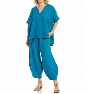 Bryn Walker Baxter Light Linen V-Neck Tunic